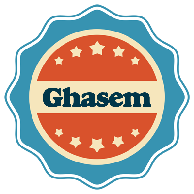 Ghasem labels logo