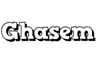 Ghasem snowing logo