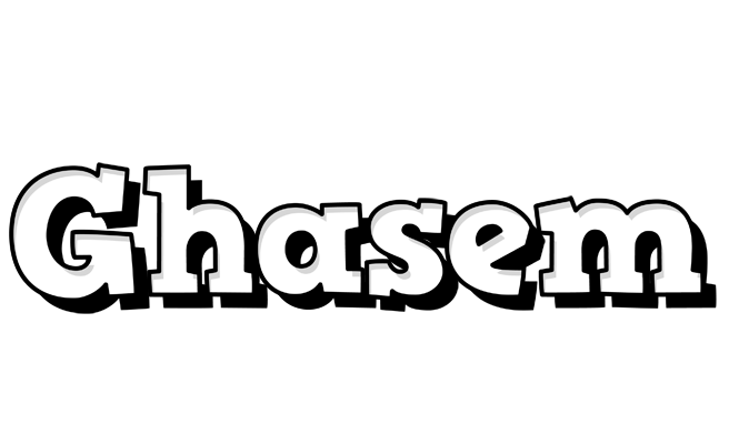 Ghasem snowing logo