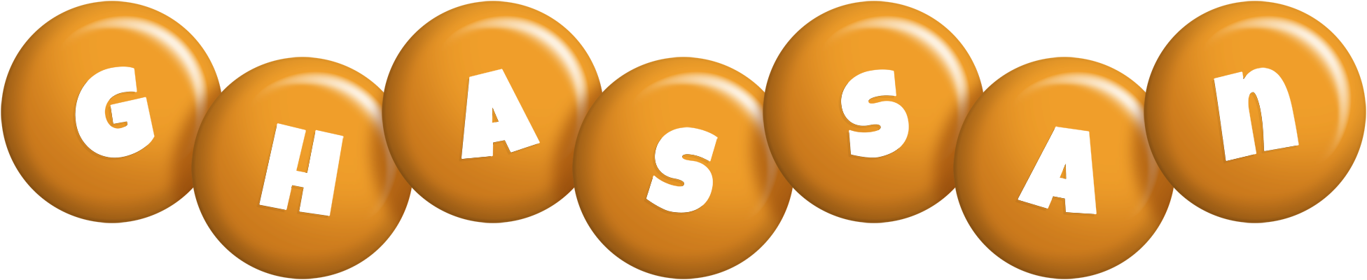 Ghassan candy-orange logo