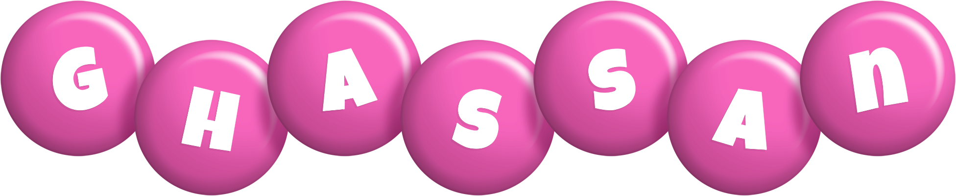 Ghassan candy-pink logo
