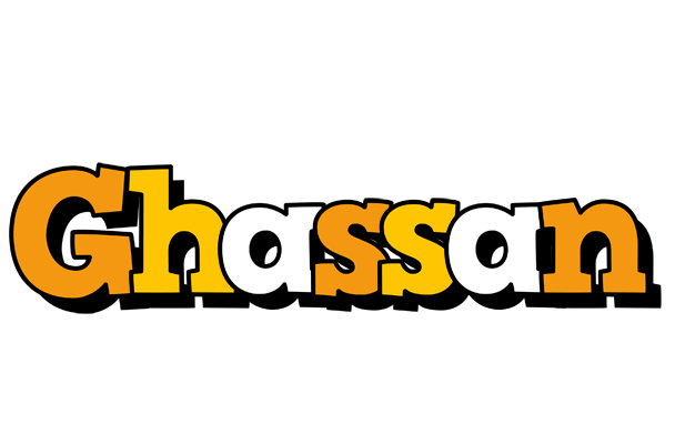 Ghassan cartoon logo