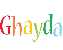 Ghayda birthday logo