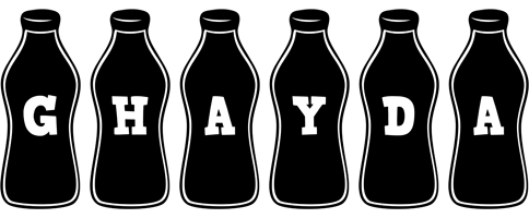 Ghayda bottle logo