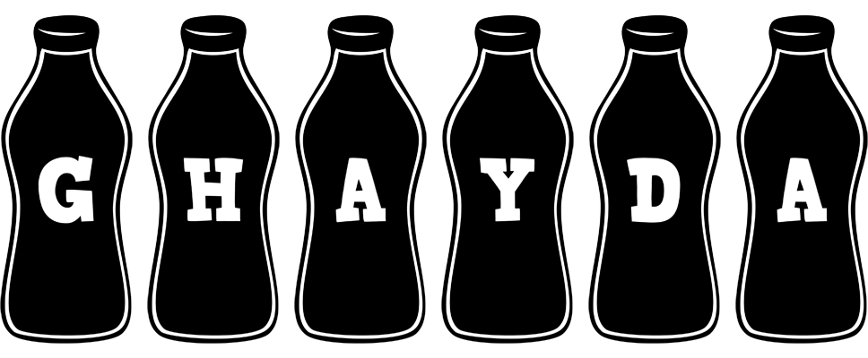 Ghayda bottle logo