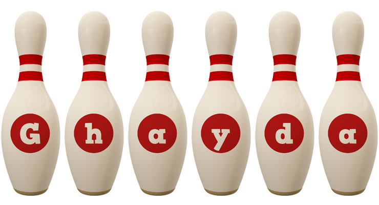 Ghayda bowling-pin logo