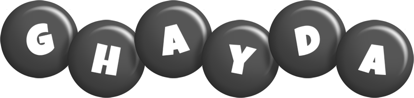 Ghayda candy-black logo