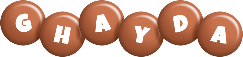 Ghayda candy-brown logo