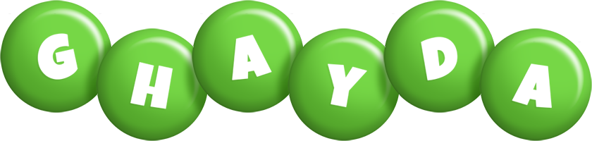 Ghayda candy-green logo