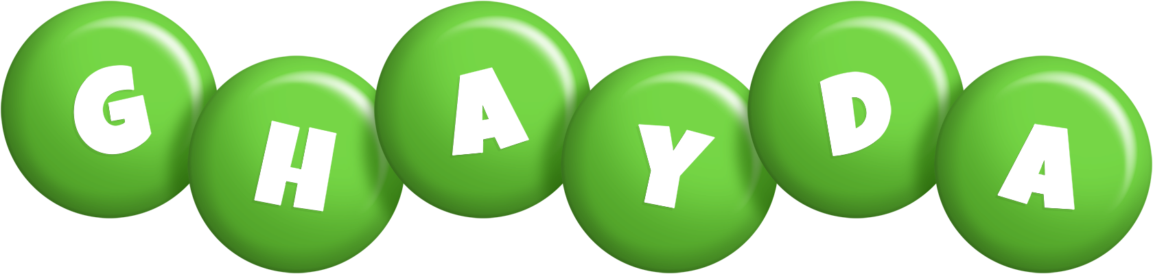 Ghayda candy-green logo