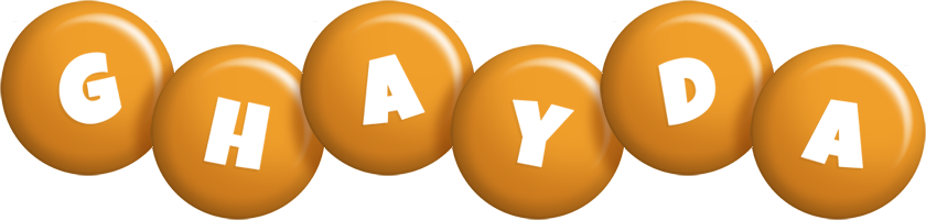 Ghayda candy-orange logo