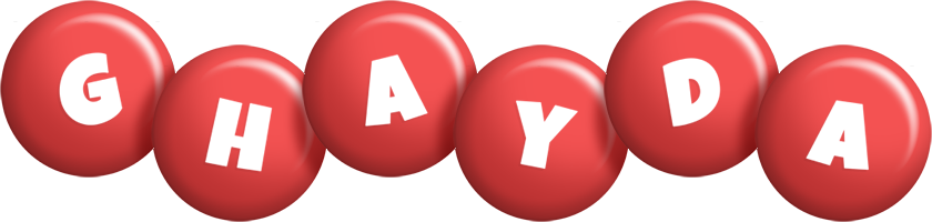 Ghayda candy-red logo