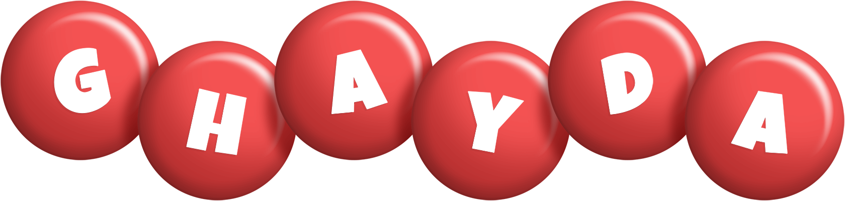 Ghayda candy-red logo