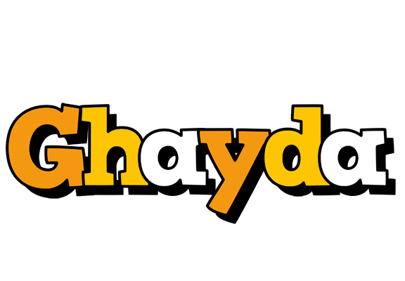 Ghayda cartoon logo