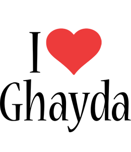 Ghayda i-love logo