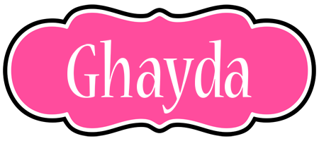 Ghayda invitation logo
