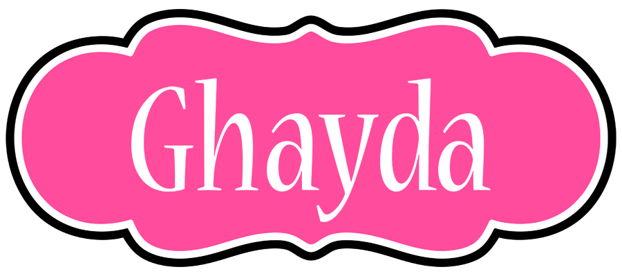 Ghayda invitation logo