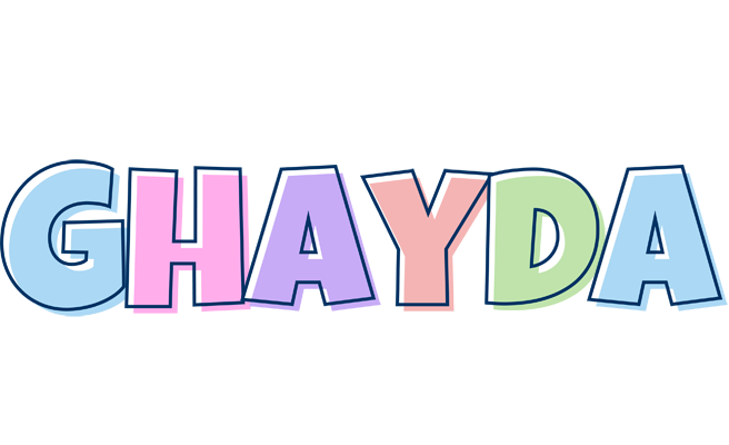 Ghayda pastel logo
