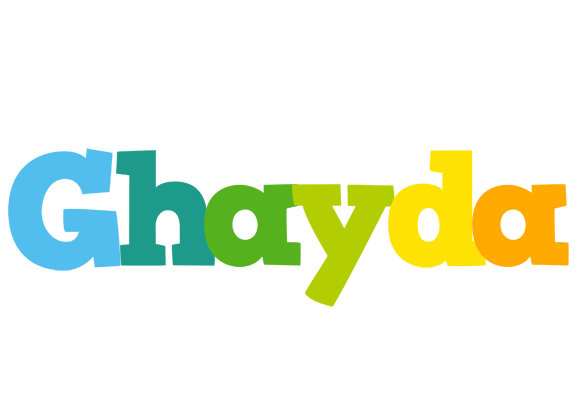 Ghayda rainbows logo
