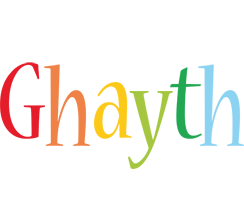 Ghayth birthday logo