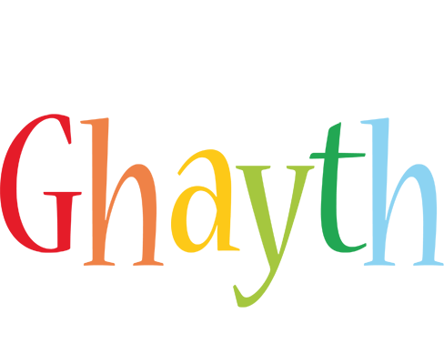 Ghayth birthday logo