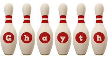 Ghayth bowling-pin logo