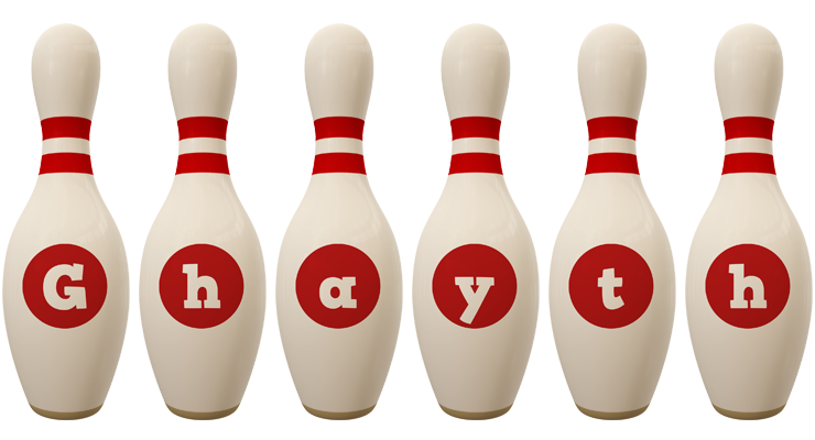 Ghayth bowling-pin logo
