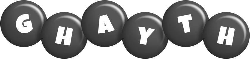 Ghayth candy-black logo