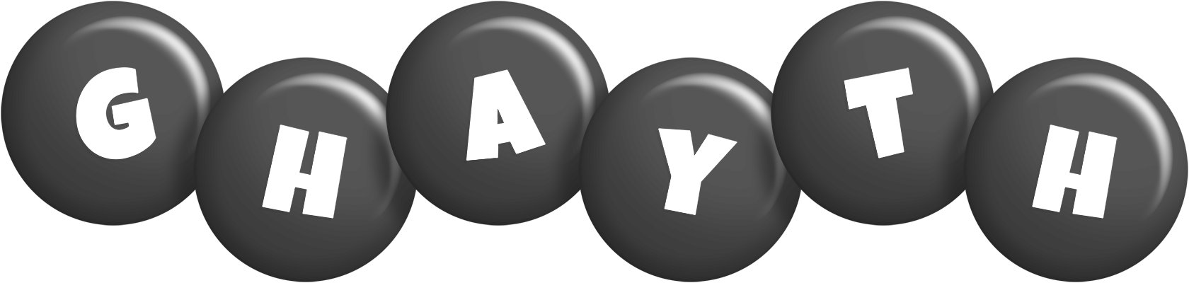 Ghayth candy-black logo