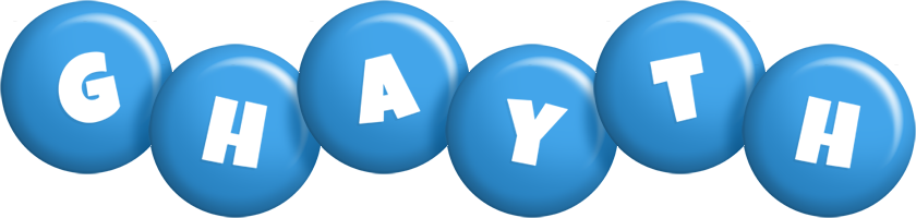 Ghayth candy-blue logo