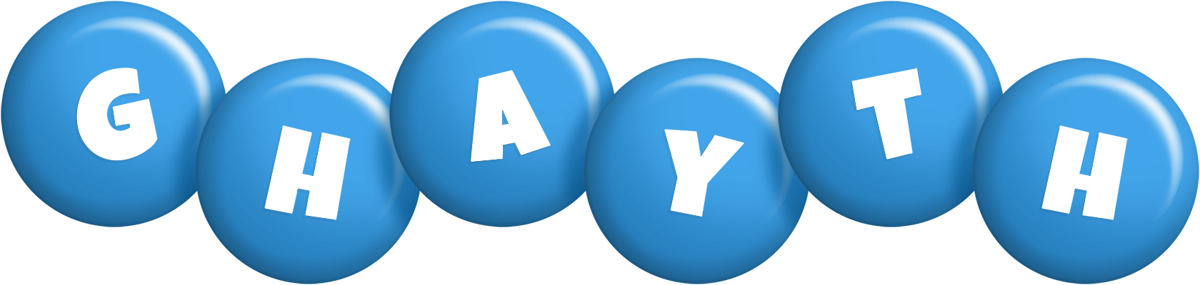 Ghayth candy-blue logo