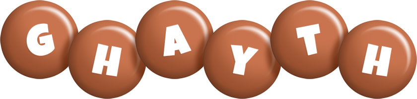 Ghayth candy-brown logo