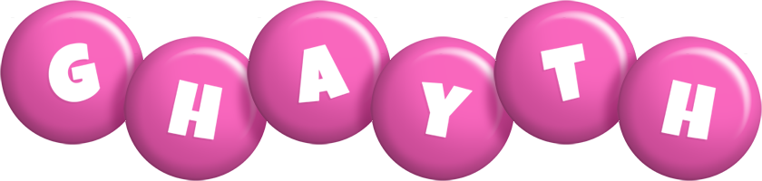 Ghayth candy-pink logo