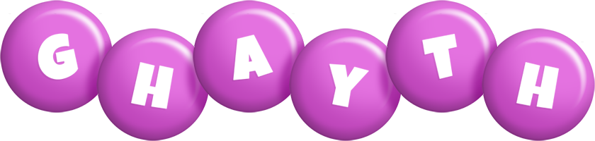 Ghayth candy-purple logo