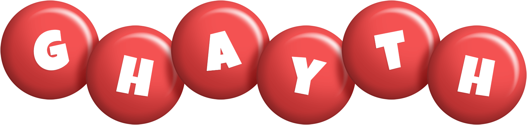 Ghayth candy-red logo