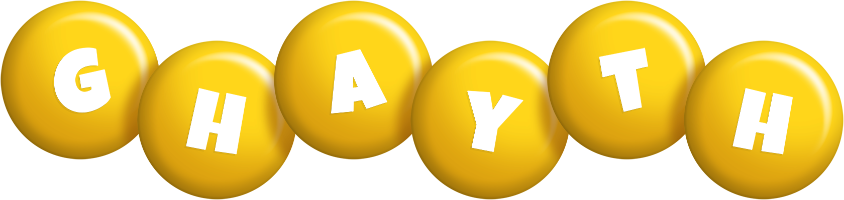 Ghayth candy-yellow logo