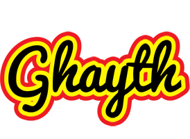 Ghayth flaming logo