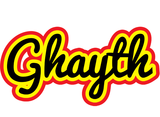 Ghayth flaming logo