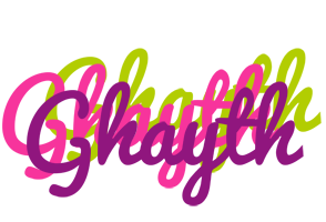 Ghayth flowers logo