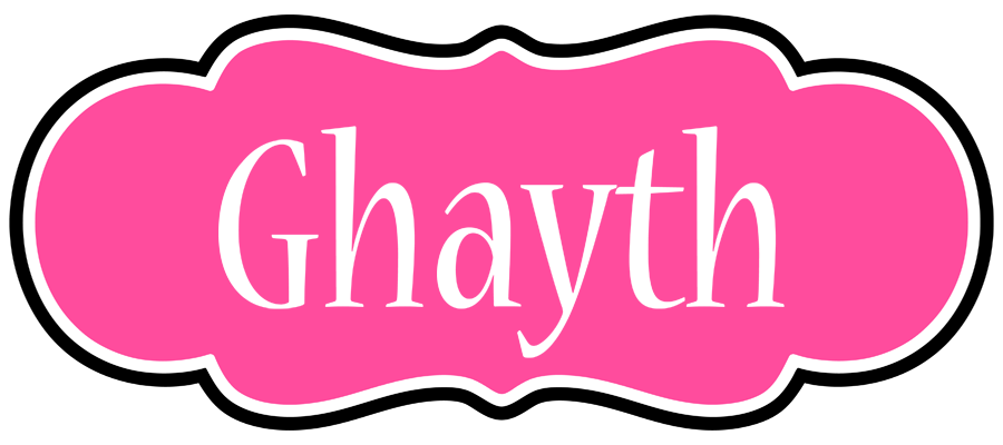 Ghayth invitation logo