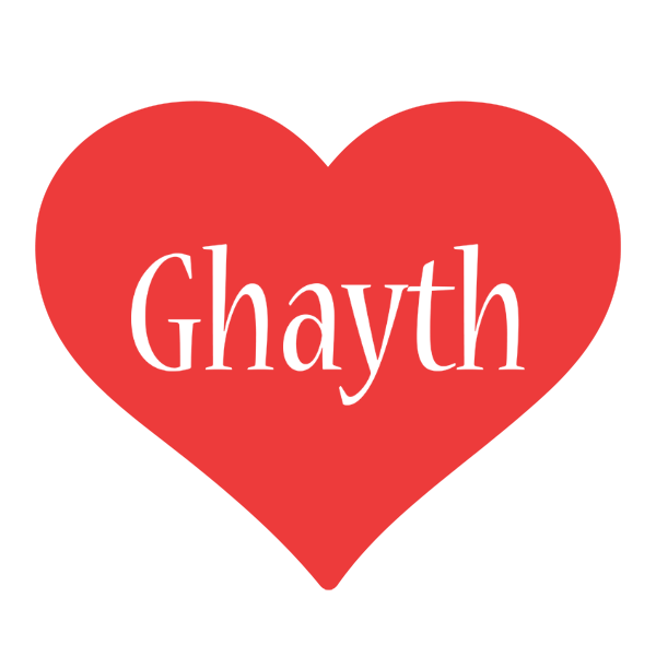 Ghayth love logo