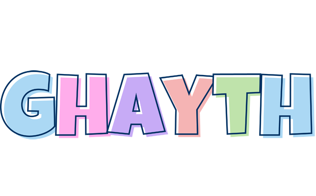 Ghayth pastel logo
