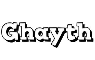 Ghayth snowing logo