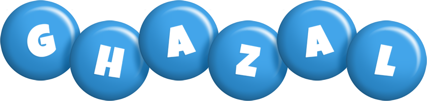 Ghazal candy-blue logo