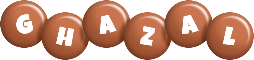 Ghazal candy-brown logo