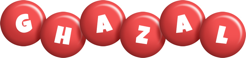 Ghazal candy-red logo