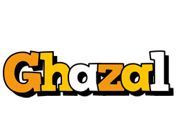 Ghazal cartoon logo