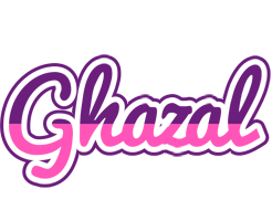 Ghazal cheerful logo