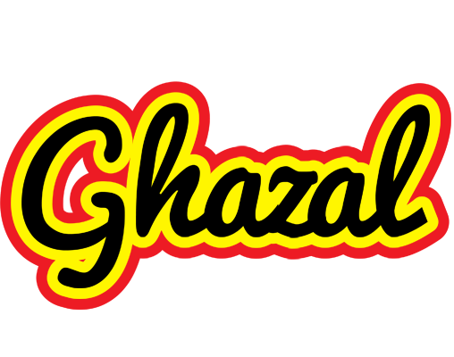 Ghazal flaming logo