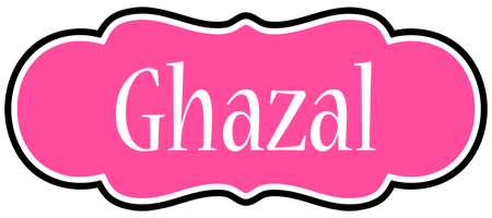 Ghazal invitation logo